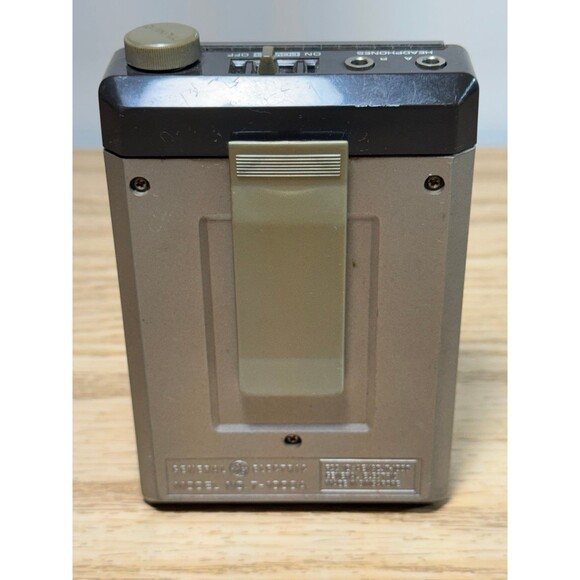 Vintage GE General Electric AM FM Headset Radio Model No 7-1000A Tested‎ Working - Picture 5 of 7